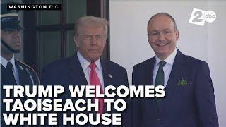 Trump welcomes Ireland's Taoiseach, Micheal Martin to the White House