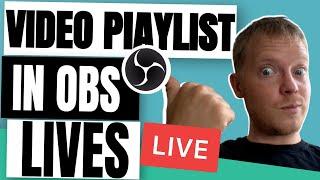 HOW TO ADD A VIDEO PLAYLIST TO OBS STUDIO | Endless Live Stream VLC Playlist [Eps 3]