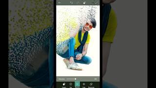 PicsArt Dispersion Effect | PicsArt photo editing dispersion #shorts #picsart  #photoediting