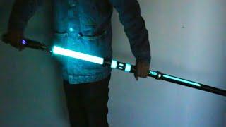 TXQSABER NeoPixel Lightsaber Review | Heavy Dueling RGB Saber from AliExpress
