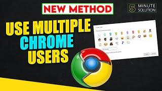 How to use multiple chrome users 2024 | create multiple chrome browsers