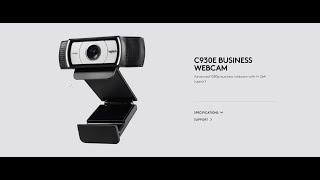 Logitech C930e Business Webcam - Unboxing and Testing on Windows 10