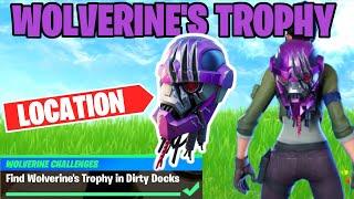 How to Find WOLVERINE'S TROPHY in FORTNITE Battle Royale || AKA Wolverine's Severed Sentinel Head