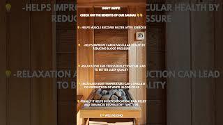 #sauna #youtubeshorts #shorts #benefits