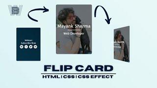 AWESOME FLIP COVER BY USING SIMPLE CSS || CSS EFFECT || WEBKAARI