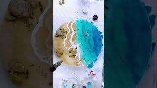 Beach Resin Art Tutorial Uses Sand And Rocks