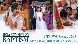 Holy Communion of Niya Grace Job and Baptism of Milka Ann Job | Dannevirke, New Zealand