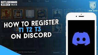 how to register t3 scrims in discord | BGMI T1 T2 T3 SCRIMS JOIN DISCORD HUNK ELITES #BGMISCRIMS #HE