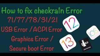 Checkra1n How to Fix Error in Jailbreak Checkra1n & Bootra1n