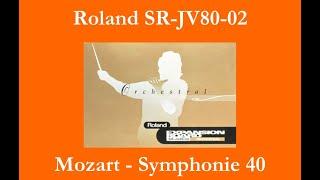 Roland SR-JV80-02 Orchestral - Mozart - Symphonie 40 - K.550 - 1er mouvement