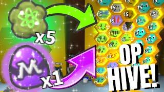 USING NEW MYTHIC EGG AND NEW ATOMIC STAR TREAT!!! *OP* Bee Swarm Simulator