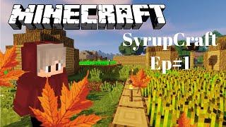 (Minecraft) SyrupCraft Ep#1 Lucky start!