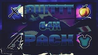 Minecraft PvP Texture Pack | Quittt 64x Pack (1.7/1.8+/1.9) FPS+ Boost