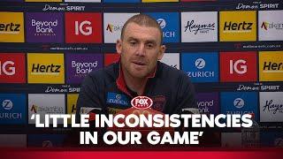 Demons desperate to turn form around | Melbourne Press Conference | Fox Footy