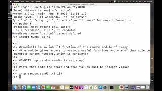 Numpy Tutorial for beginners - How to Use NumPy random.randint()