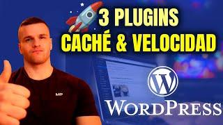  Los 3 Mejores PLUGINS de CACHÉ para  Optimizar Velocidad en Wordpress (2024)