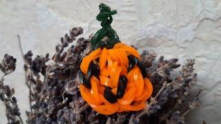 Плетение из резиночек Rainbow loom ️ТЫКВА️ Halloween pumpkin ️ The_Nikita_looms