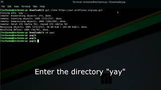 How to install Yay for AUR access on Manjaro Linux