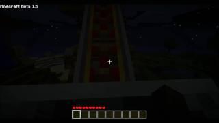 Minecrft Beta 1.5-Roller Coaster TO DEATH!!!!!