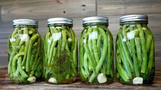 Canning Pickled Green Beans Recipe - How to Can the Crunchiest Dilly Beans