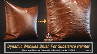 How to Create Wrinkles and Folds Brush In Substance Painter