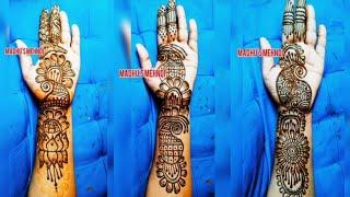 Top - 3 Very beautiful mehndi design for hand | Full hand mehndi design | mehndi design | mehndi