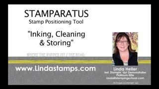 Stamparatus Inking, Cleaning & Storing