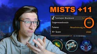 MIT 603 ILVL +11 TANKEN?! Mists of Tirna Scithe +11Voidweaver Disc Priest - Tyrannical & Fortified