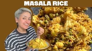 MASALA RICE - A one pot healthy delicious meal thats ready in 30 minutes!