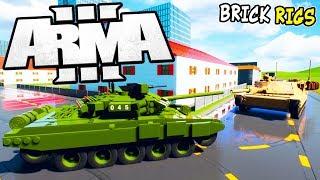 ЛЕГО ARMA 3 В BRICK RIGS! ШТУРМ И ОБОРОНА ГОРОДА! ЛЕГО БИТВЫ ТАНКОВ И СОЛДАТ! ЛЕГО ВОЙНА В БРИК РИГС