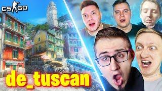 БАНДА ЮТУБА ВПЕРВЫЕ НА НОВОЙ КАРТЕ DE_TUSCAN В КС ГО! ОБНОВЛЕНИЕ В CS:GO