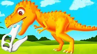 New Baby Games - Fun Jurassic Dig Kids Games - Children Learn About Dinosaurs -