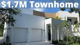 $1.7 Million Luxury Townhome Tour In Fort Lauderdale. Homes for Sale in South Florida.