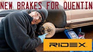 Quentin the Rover Convertible gets New Ridex brakes