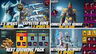 Next 3.5 Update Ultimate Set | Expected Guns 3.5 Update | Growing Pack Bgmi  Returning Ultimate Bgmi