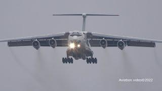 IL-76TD RA-78765 Aviacon Zitotrans посадка с вихрями.