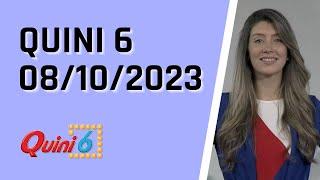 Quini 6 en vivo 08/10/2023 / Resultados del sorteo quini 6 del Domingo 8 de Octubre del 2023