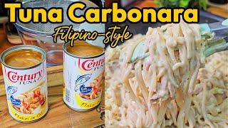 TUNA CARBONARA (Filipino-style) RECIPE