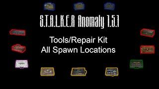 Stalker Anomaly 1.5.1 All Tools/Repair kit spawn locations