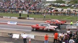 arnie the farmer at byron dragway.