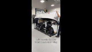 The 2025 Honda Gold Wing is here! Let's uncrate it!