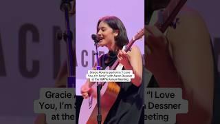 Gracie Abrams Performs "I Love You I'm Sorry" Live With Aaron Dessner In NYC | Billboard #Shorts