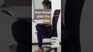 Slipped disc How to Sit with Herniated disc #shorts