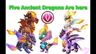 New Five Ancient Dragons-Dragon Mania Legends  | Ancient Dragons |  DML