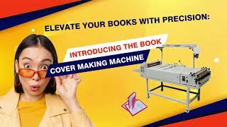 Elevate Your Books with Precision: Introducing the #bookcover  Making Machine#casemakingmachine