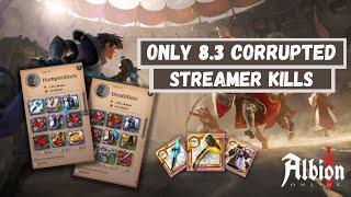 ONLY 8.3 STREAMERS KILLS - CORRUPTED DUNGEONS - ALBION ONLINE