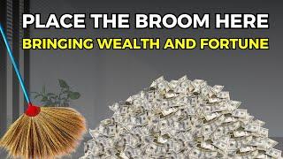 Who Would Have Thought Place Your Broom Here to Attract Wealth and Fill Your Safe Overnight!