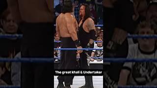 The Great khali & undertaker fight #wweindia #wwe #wrestling #wrestleindia #wweindia #raw #indian