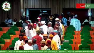 House Of Assembly Plenary: 13th March 2025, The National Assembly, Abuja - Credit: NASSTV