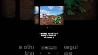 CREATING A DINOSAUR WITH SAMSUNG GALAXY AI